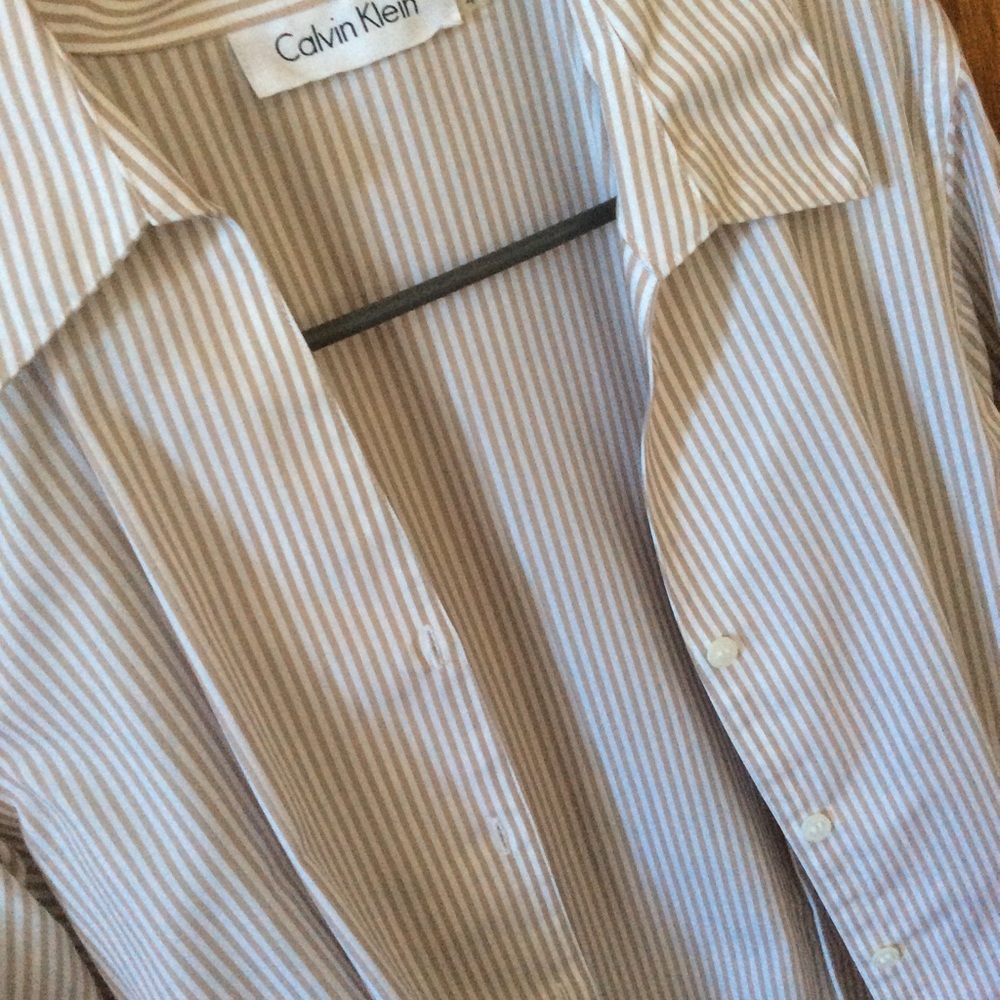 Calvin Klein button down blouse